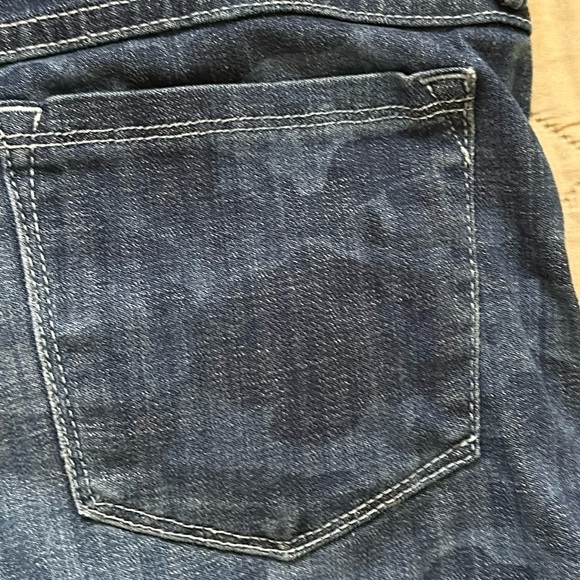 Fade to Blue Camo Jeans Shorts Camouflage Made in the USA size 27 - Picture 4 of 6